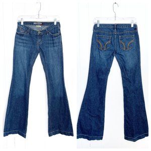 Hollister Lightweight Low Rise Flare Jeans Size 1